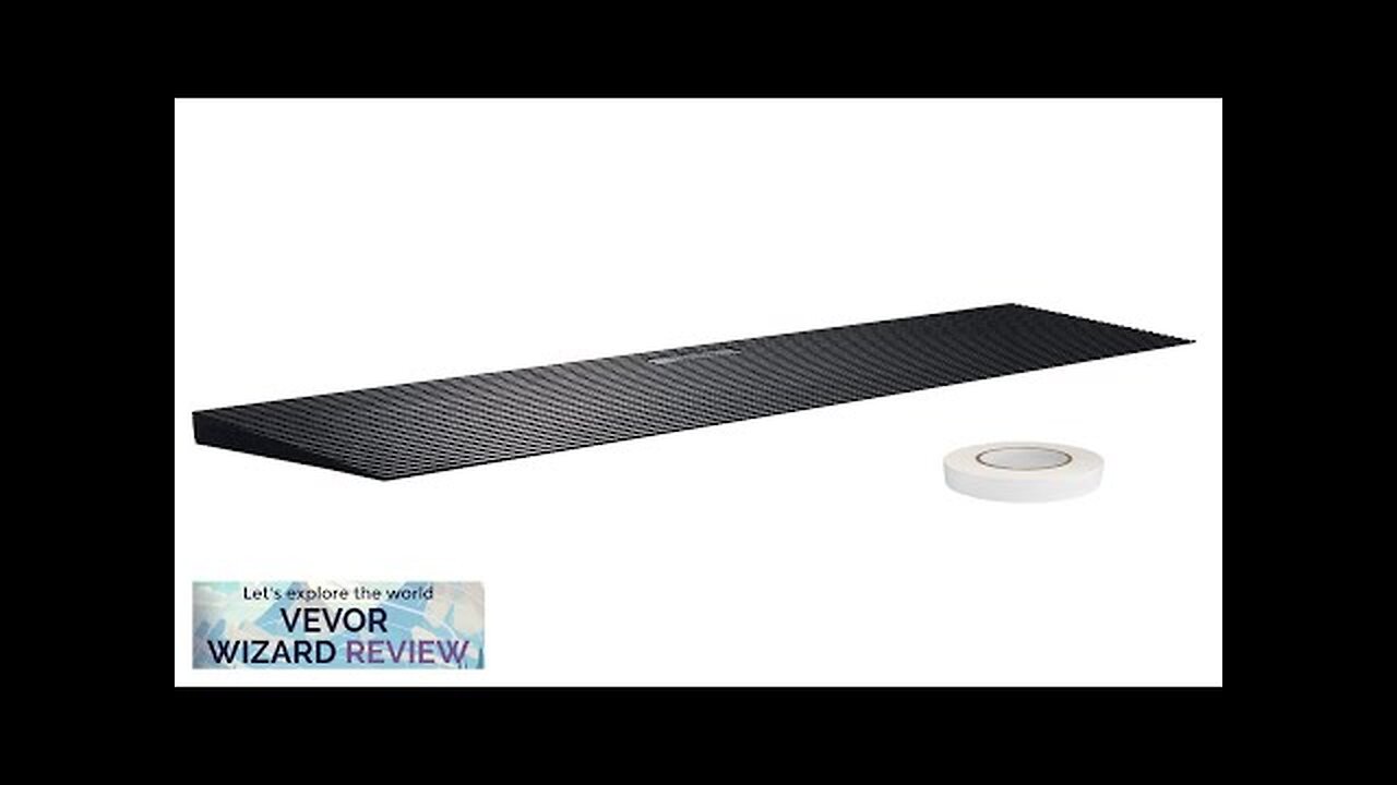 VEVOR 1.2" Rise Cuttable Threshold Ramp for Sweeping Robot 35.4" Wide Natural Review