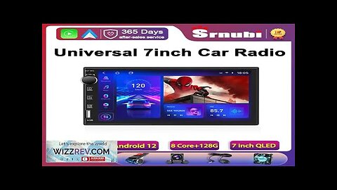 Srnubi Android 12.0 Car Radio Universal 7 Inch Stereo for Nissan Kia Review