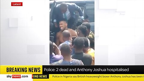 Anthony Joshua injured in car crash in Nigeria, police say