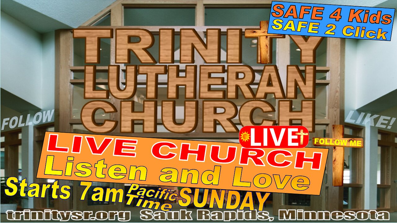 20250309 Mar 9th LIVE STREAM Church Service Trinity Lutheran Sauk Rapids MN