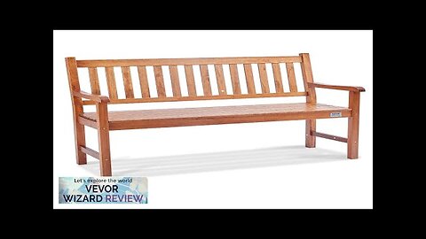 VEVOR Outdoor Bench 50 inches Wood Garden Bench for Outdoors Outdoor Garden Review