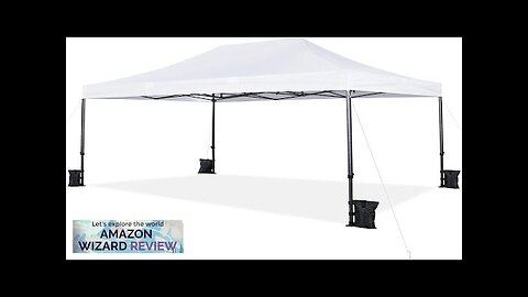 Yaheetech Heavy Duty Pop Up Canopy Tent 10x15 Commercial Instant Shelter Tent Review