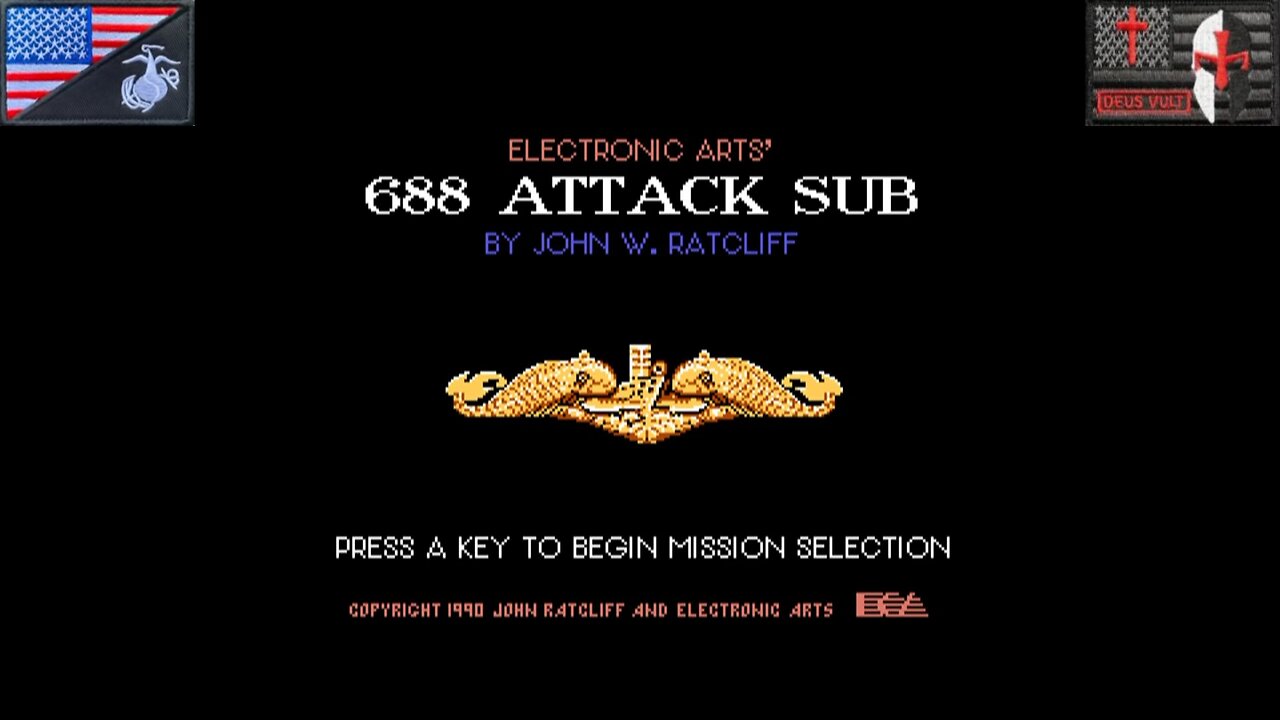 RTS Theater [S1E2]: "688 Attack Sub" (Commodore Amiga 500 - 1990) [EU Version]