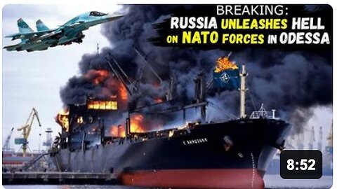 RUSSIA Sank a 670-FT-Long NATO Vessel, right after a Secret Database of ODESSA Port was Leaked