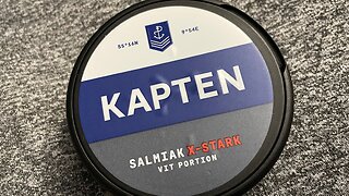 Kapten Salmiak X-Stark Vit Snus Review