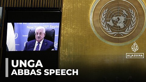 Palestinian President addresses UNGA: Abbas says Palestinians will not leave their homeland