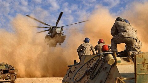 When The Man Comes Around - Marine Invasion of Iraq (Johnny Cash)