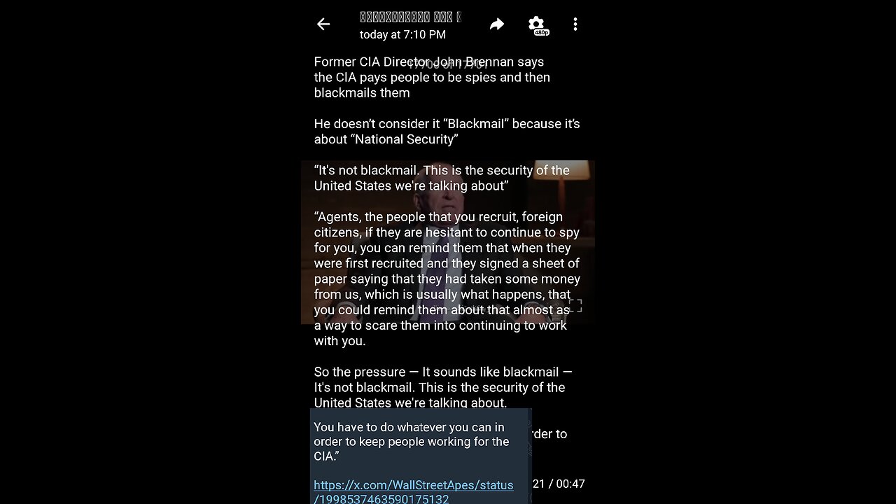 A Retired Agent talks Blackmail