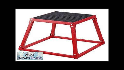 VEVOR Plyometric Jump Box 18 Inch Plyo Box Steel Plyometric Platform Review