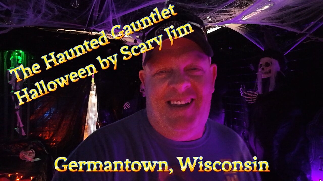The Haunted Gauntlet at Halloween by Scary Jim! Germantown, Wisconsin.
