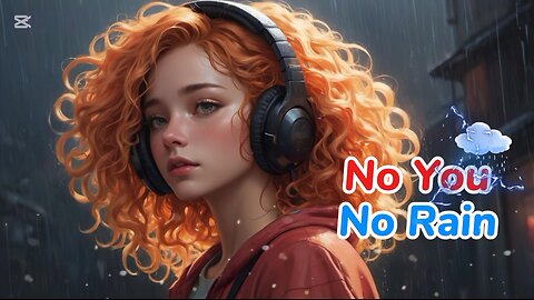 No you, No rain 🌧️ #MissCozyBeats #Lofi #LofiBeats #RelaxingMusic #CozyBeats