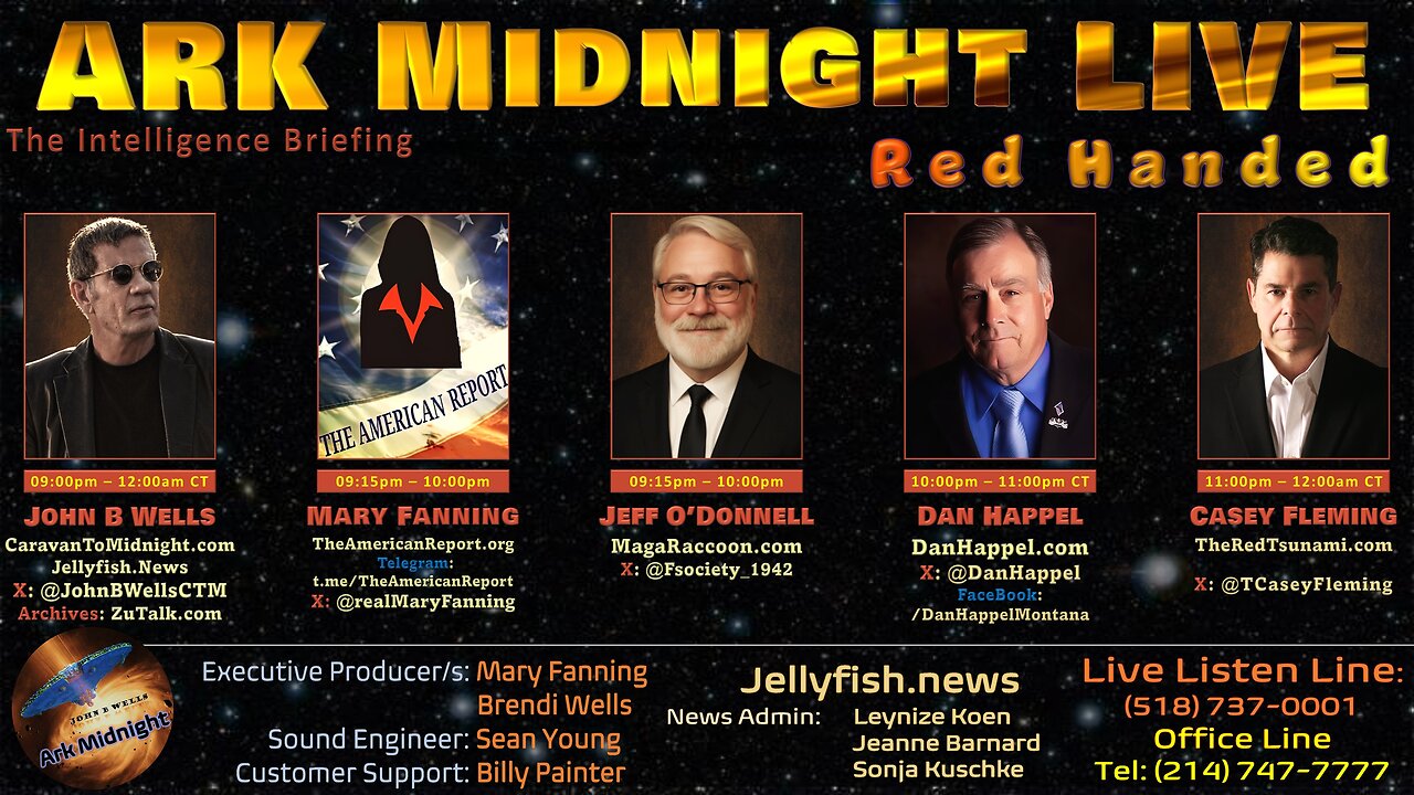 The Intelligence Briefing /Red Handed - John B Wells LIVE