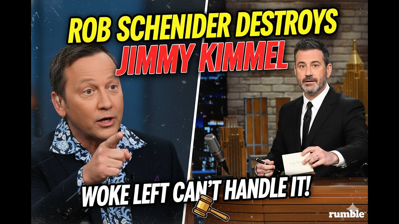 Rob Schneider DESTROYS Jimmy Kimmel and Woke Left CAN’T HANDLE IT!
