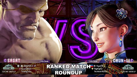 Kuya Kalbo SF6 Ranked Roundup. Chun Li Master Rank [Hori Fight Stick]