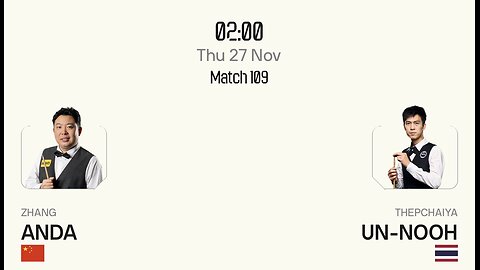 🔴 ถ่ายทอดสดสนุกเกอร์ 🇹🇭 เอฟวัน VS จาง อันต๊ะ 🇨🇳 ศึก ยูเค แชมเปี้ยนชิพ