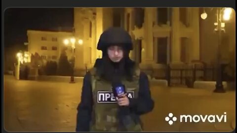 Reporting live from the war in Ukraine...whoops wrong green screen I can fix that!