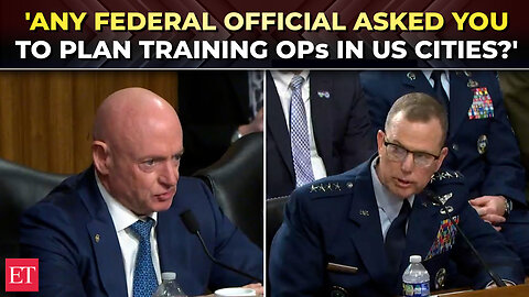 'Is it ok to regard US citizens as enemies?': Sen Kelly grills Gen. Guillot at fiery Senate hearing
