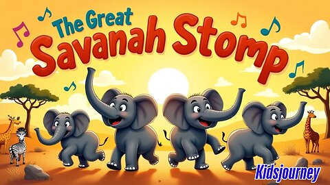 The Great Savannah Stomp | Kids Song | Kidzpark