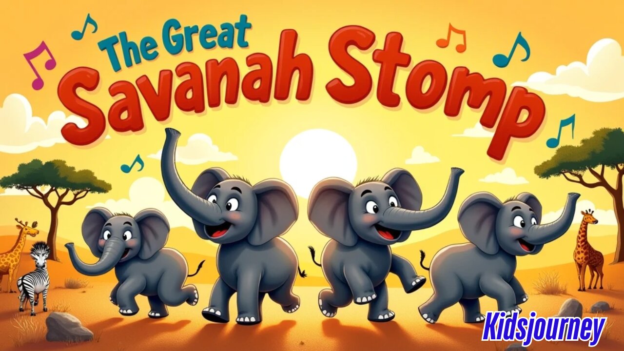 The Great Savannah Stomp | Kids Song | Kidzpark