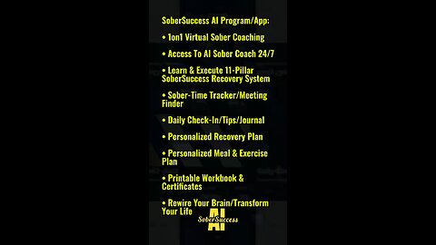 SoberSuccess AI Recovery & Mindset Program Is Coming 🤳 #Addiction #SoberSuccessAI #NewSoberApp