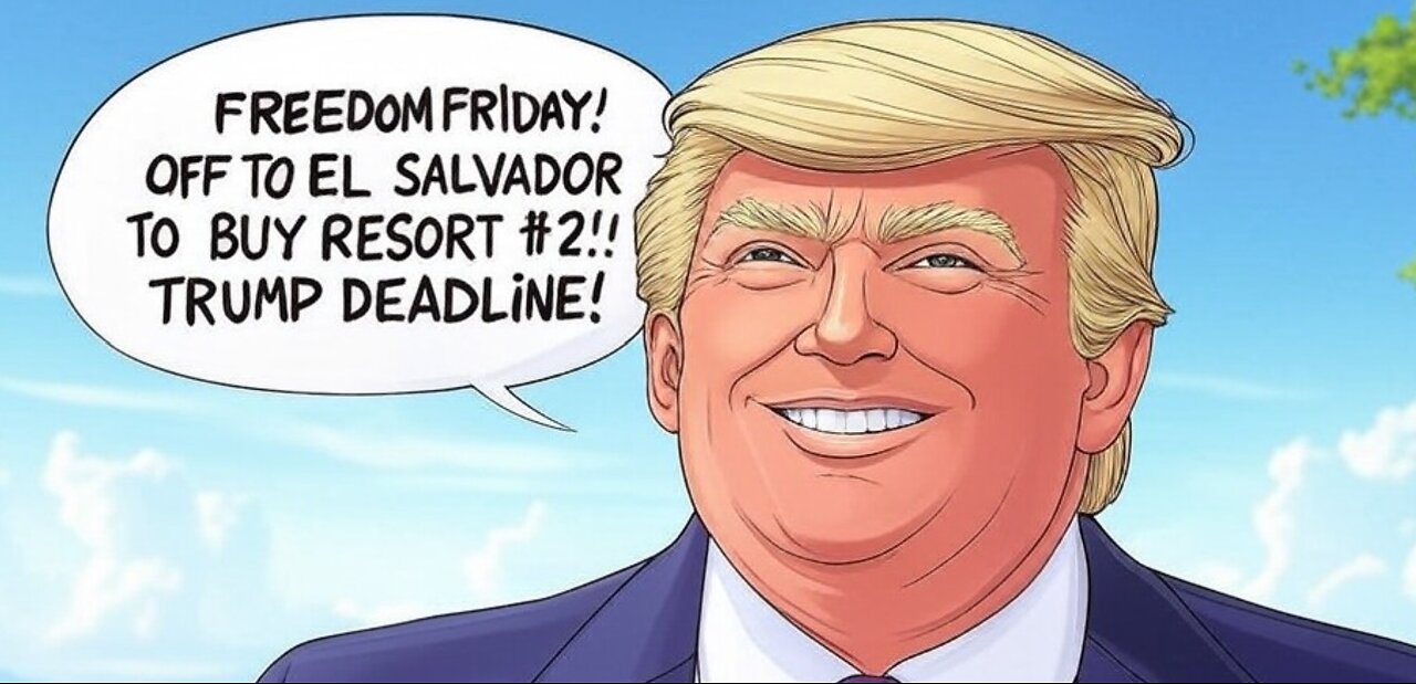 FREEDOM FRIDAY! OFF TO EL SALVADOR TO BUY RESORT #2!! TRUMP DEADLINE!