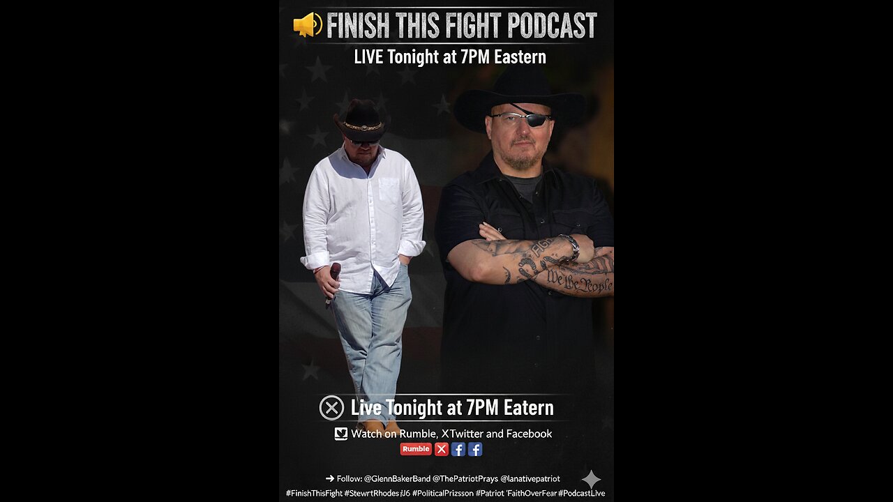 Stewart Rhodes | J6 Prisoner, Oath Keepers Founder, Army Veteran | Finish This Fight Podcast