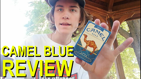 Smoking a Camel Blue Cigarette - Review