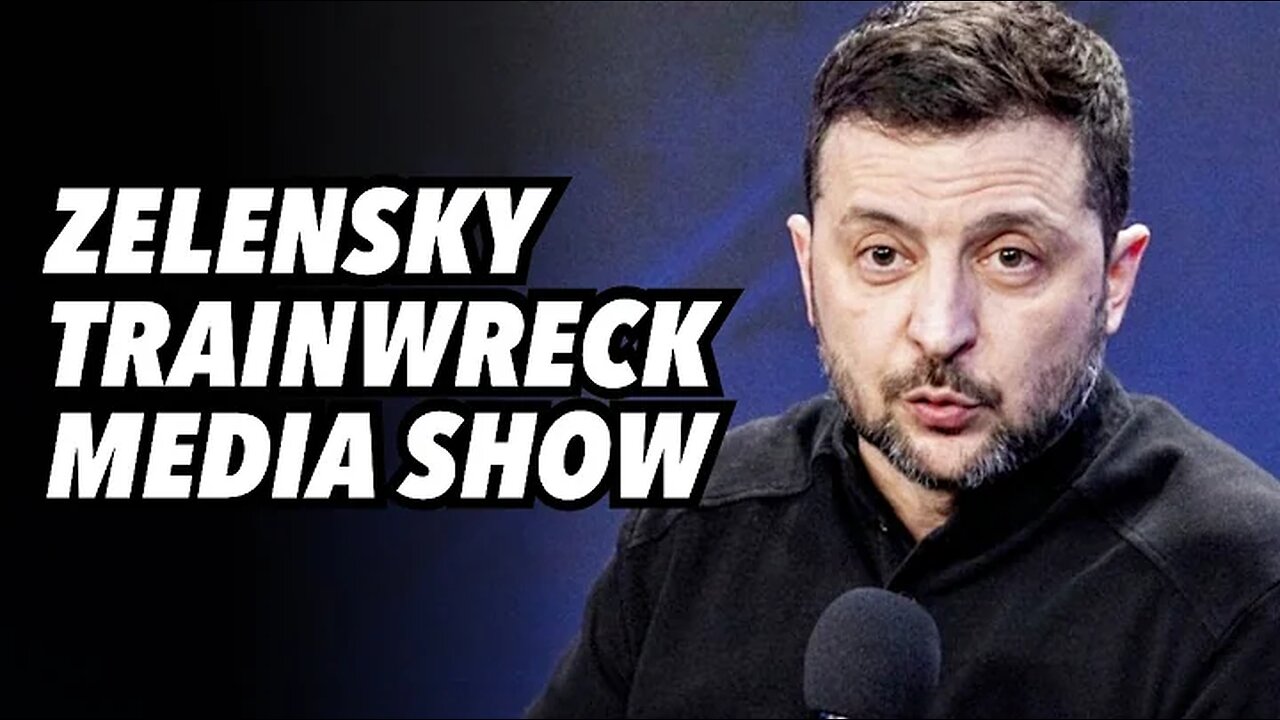 Zelensky trainwreck media show. EU promises to cover Ukraine costs