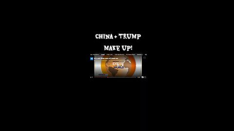 Trump makes up with china?