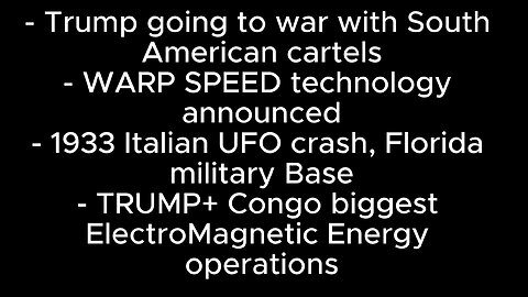 Trump going to war with South American cartels