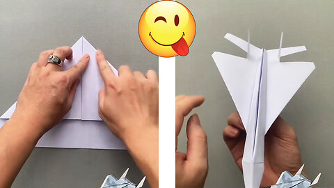 Paper airplane. It flies!