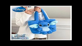 Disney 2024 New Cartoon Plush Doll Shoulder Bag Sweet and Cute Stitch Review