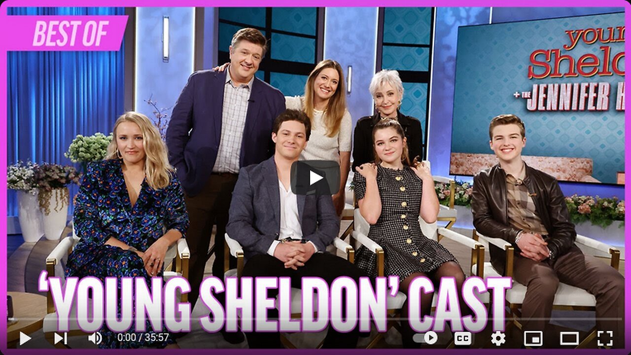 ‘Young Sheldon’ Cast_ Tuesday, April 16, 2024 _ The Jennifer Hudson Show