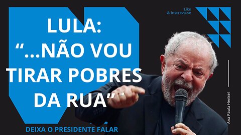 LULA: "Quem vem à COP não procura BELEZA"