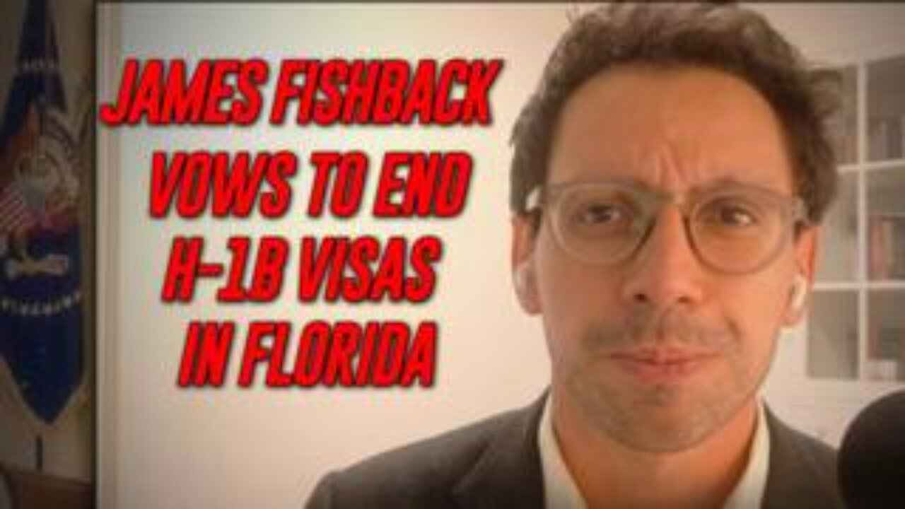 Florida GOP Gubernatorial Candidate James Fishback Sounds The Alarm On The Captured Republicans!