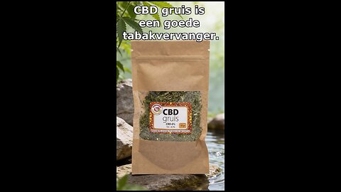 CBD gruis is een goede tabaksvervanger