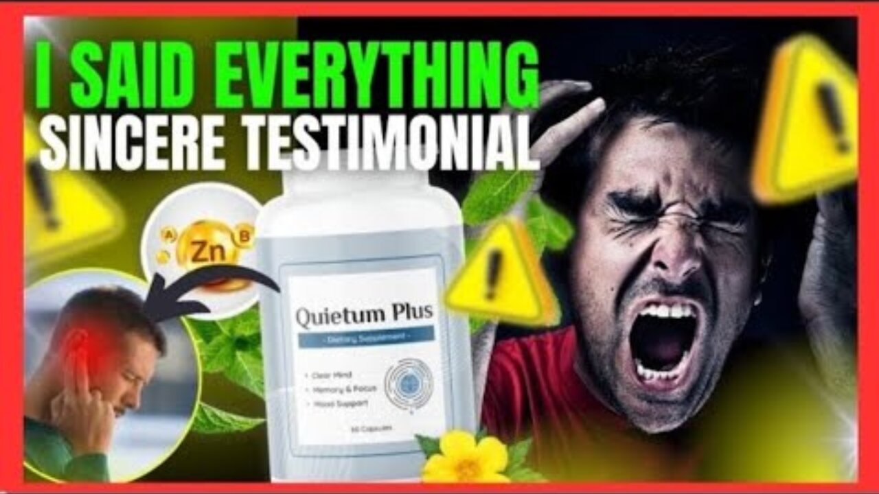 QUIETUM PLUS - (🛑😳BEWARE!) - QUIETUM PLUS REVIEW - QUIETUM PLUS INGREDIENTS - QUIETUMPLS