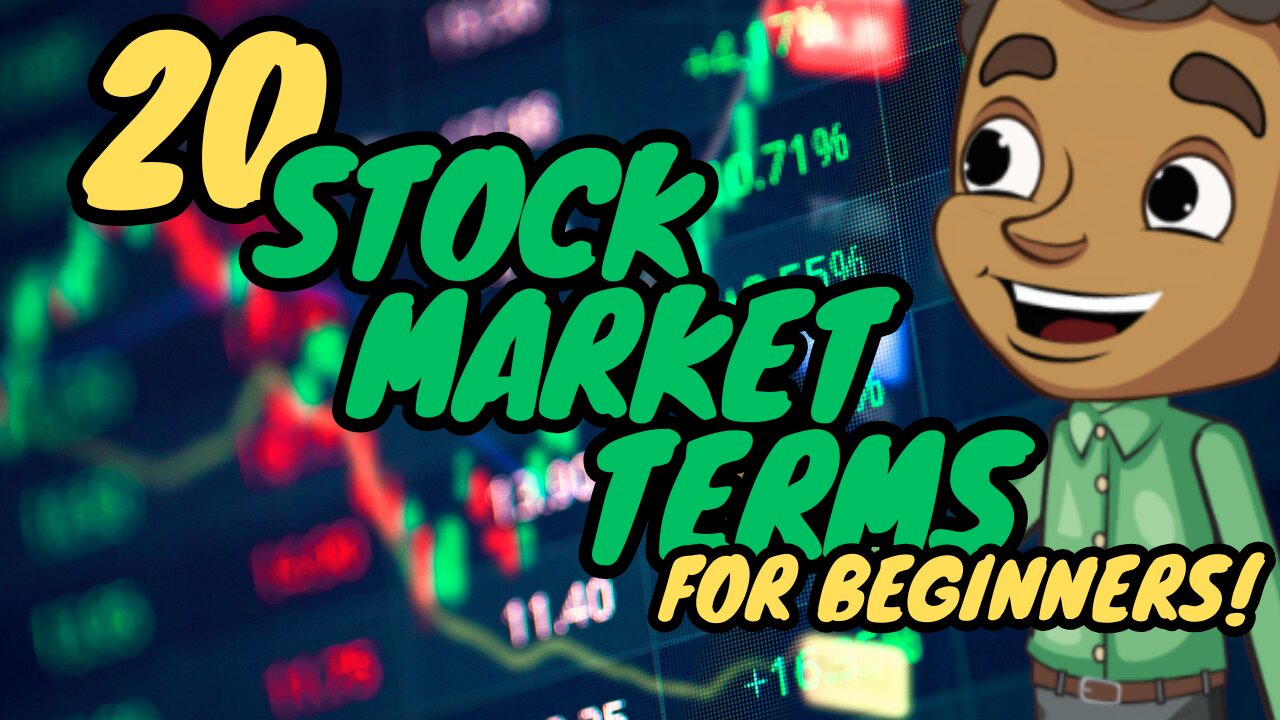 20 Stock Market Terms Every Beginner NEEDS to Know!