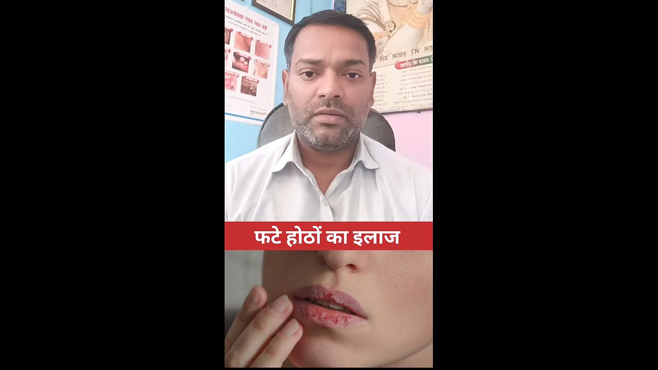 फटे होठों का इलाज ।