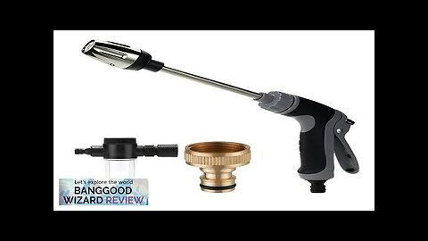 For Car Washing 3/4" High-Pressure Water Spayer Garden Washer Hose Nozzle Garden Review