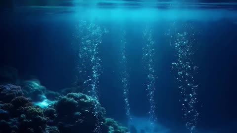 1 Hour of Underwater Relaxation with Soft Piano Music | Deep Ocean Calm for Stress Relief & Sleep