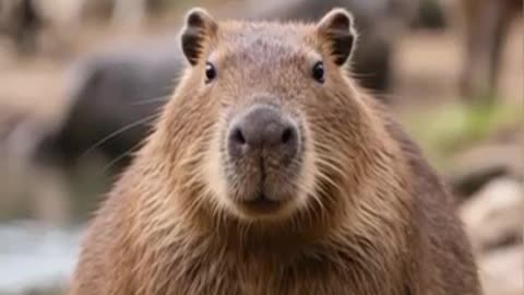 This Capybara Has The Coolest Friends