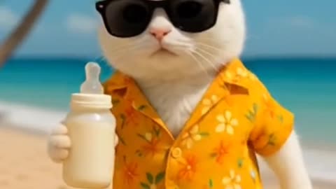 Cute cat 😺 Dudi dudi dum dum