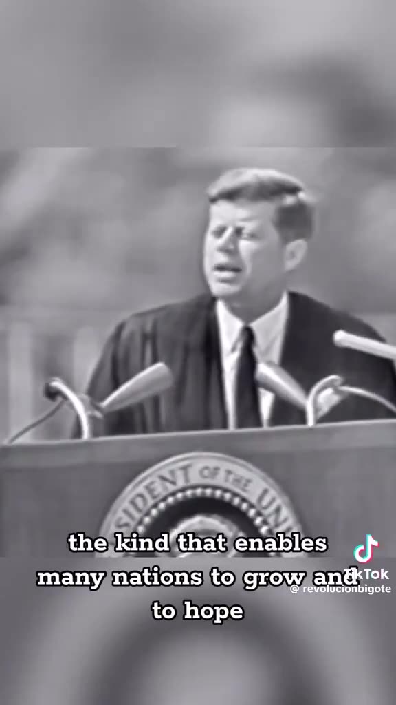 This speech is the real reason the deep state and New World Order killed JFK