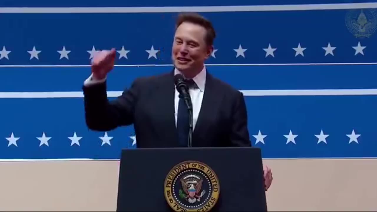 Here's the full video of Elon Musk’s speech at the presidential inauguration...