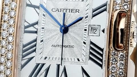 CARTIER TANK ANGLAISELM SIDE DIAMOND
