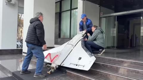 Russian drone in Moldova