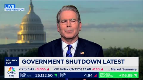 📌Sec Scott Bessent on the Schumer Shut Down.