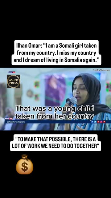 ILHAN OMAR: “I dream of living in Somalia again"