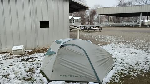 Camped overnight at the Hancock County (Kentucky) campgrounds